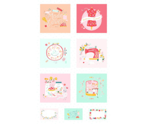 Sew Wonderful 100% Cotton Fabric - 60cm Panel