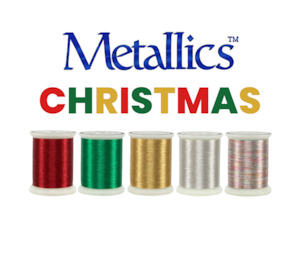 Embroidery Thread: Superior Threads - Metallics Thread Pack 500yd - Christmas