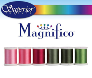 Embroidery Thread: Superior Threads - Magnifico Embroidery Thread 500 yd - Colours #2000 - #2099