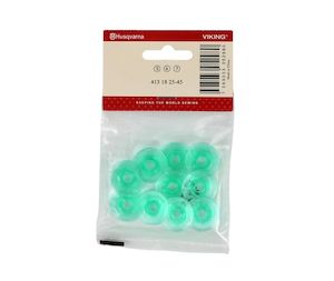 Husqvarna Accessories 1: Husqvarna Viking 10Pk Green Bobbins - 4131825-45