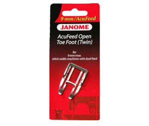 Janome AcuFeed - Dual Feed Open Toe Foot - Twin