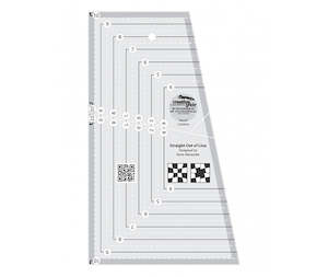Creative Grids Rulers: Creative Grids Straight Out Of Line 6" x 10" Quilt Ruler