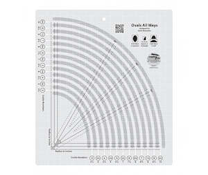 Creative Grids Ovals All Ways Quilt Ruler
