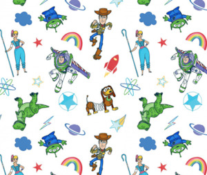 Toy Story 100% Cotton Fabric - 10cm Increments
