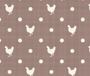 Blue Skies & Nutmeg 100% Cotton Fabric - 10cm Increments