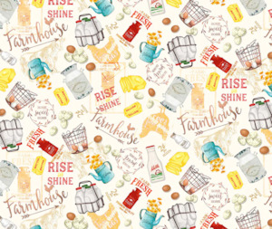 Farm Fresh 100% Cotton Fabric - 10cm Increments