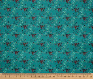 Autumn Garden 100% Cotton Fabric - 10cm Increments
