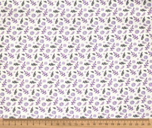 Winter Garden 100% Cotton Fabric - 10cm Increments