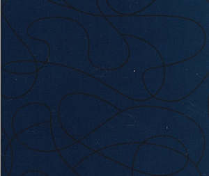 Squiggle Wide Quilt Backing - Navy 100% Cotton Fabric - 1/2 Metre