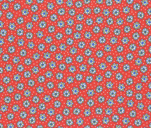 Liberty Postcard From Paradise Lotus Spot A Red - 0.1m