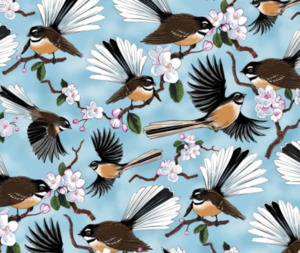 Kiwiana: Kiwiana - Native Treasures Fantails