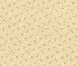 A Vintage Christmas Ribbon Tonal Tan - 0.1m