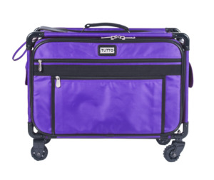 Bags And Cases: Tutto Large Trolley Bag - Purple