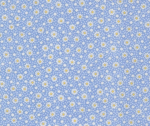 1930's Playtime - Dotty Daisy - Sky - 0.1m