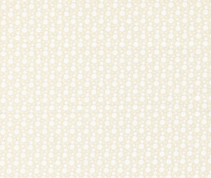 Fabric: 1930's Playtime - Bubbly Dots - Eggshell White - 0.1m