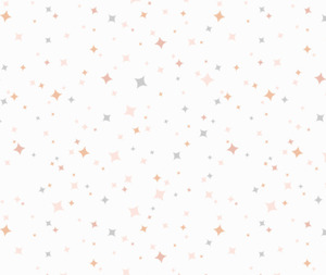 Fabric: Honey Bunny - Stars White - 0.1m