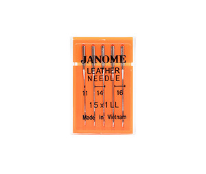 Needles: Janome Leather Needles