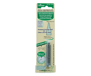 Clover Sewing Accessories: Clover Refill For Chaco Liner Pen - Silver