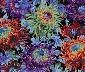 Fabric: Kaffe Fassett Shaggy BLACK - 0.1m