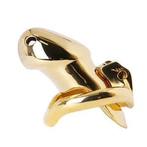 Men: Cock Cage Men Stainless Steel Penis Lockable Cage Lock Ring For Men