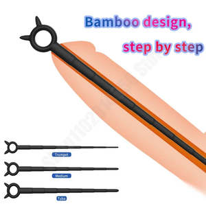 Men: Joint Urethral Catheter Dilator With Pull Ring Men Gay Insertion Penis Plugs
