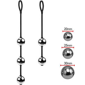 Women: Butt Plug Silicone Rope Ben Wa Geisha Balls Weighted Vaginal Kegel Exerciser Erotic Sex Toys for Women