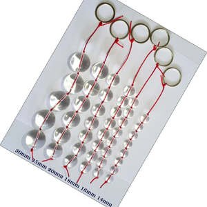 Glass Beads Butt Anal Plug G-spot Chain Sex Toys Women
