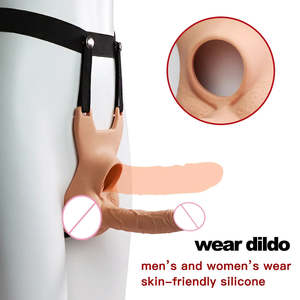 3 Size Wearable Vibrators Dildo for Panties double penetration Penis For Lesbian