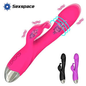 Rabbit Vibrator Dildo G-spot Masturbator Clitoral Vaginal Anal Massager