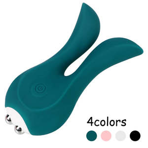 Sexy Rabbit Ear Pocket Vibrator for Women Nipple Clamps Anal Plug Female Masturbator
