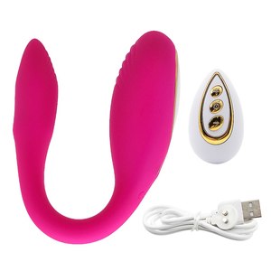 U Shape Vibrators: U-shape Wireless Remote Clit Panties Powerful Vibrator Wearable Massager for Women