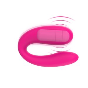 U-SHAPE CLIT G-SPOT VIBRATOR VIBE ANAL DILDO FOR WOMEN