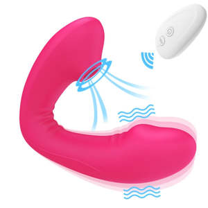Blowjob Dildo Clitoris Sucker Wearable Vibrating Panties Vibrator G-Spot Clit St&hellip;
