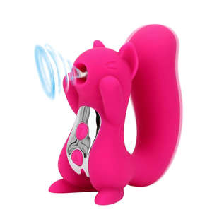 Women Sucking Vibrators 2 In 1: Sucking Vibator G-spot Stimulator Squirrel Clit Sucker For Women