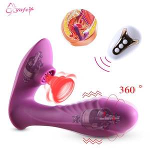 Women Sucking Vibrators 2 In 1: Latest Model With (Option PURPLE) 360° Rotating Vibrating Dildo Vibrator Sucking G-Spot Clitoris Stimulator Erotic Sex Toy for Women