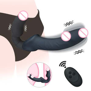 Strap on Dildo Panties Vibrator for Lesbian Clitoris Stimulator G Spot Vibrator &hellip;