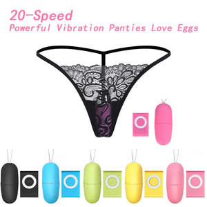 20 Speed Wireless Remote Control Pantie Vibrators Mini Bullet Love Egg For Women