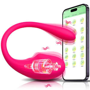 APP Bluetooth Control Vibrator Clitoris G-Spot Vagina Dildo Wearable Massager Ju&hellip;