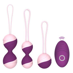 Women Vibrating Love Eggs: Kegel Balls (Set) Vibrating Eggs Remote Control Vaginal Tight Exercise For Women