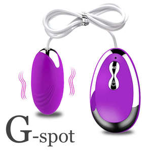 Women Vibrating Love Eggs: 20 Speed Powerful Vibrating Love Egg Remote Controlled Vibrator Bullet Silicone Massage Ball Clitoris Stimulator For Women