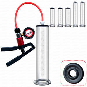 Acrylic Penis Pump Vacuum Pump Manual Penis Enlarger