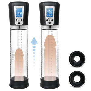 Penis Pump Enlargement Extender Sucking Vacuum Pump with 4 Suction Intensities A&hellip;