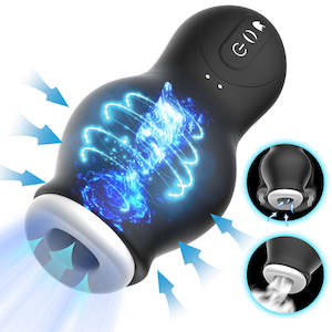 Men Penis Sucking Vibrators: Automatic Sucking Male Pussy Oral Vaginal Penis Vibrator Cup Blowjobs Machine for Men