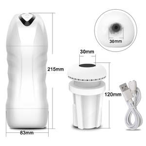 Men Penis Sucking Vibrators: Automatic Sucking Male Masturbator Blowjob Cup Machine