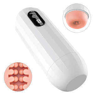 Men Pocket Like Real Pussy Masturbators: Automatic Sucking Male Masturbator Vibration Blowjob Machine Masturbation Pussy Penis Pump for Men