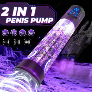 Men Pocket Like Real Pussy Masturbators: Penis Pump Masturbation Automatic Suction Pump Dick Enlarger for Men
