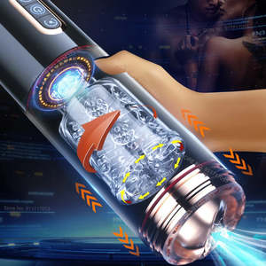 Men Pocket Like Real Pussy Masturbators: Automatic Male Masturbator Cup Telescopic Rotation Vagina Sucking Blowjob Sex Machine For Men