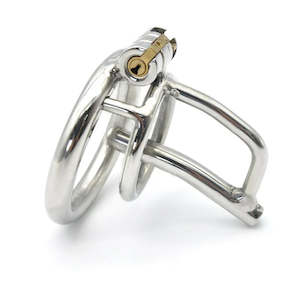 Men Penis Rings: Male Chastity Device Cock Cage Belt with Stealth Lock Ring Penis Ring Metal Tube