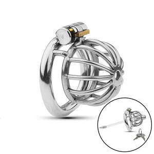 Men Penis Rings: Cock Cage Penis Ring Masturbation SM Gay Chastity Devices Adult Sex Toys For Men