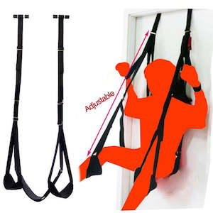 Unisex Bdsm: Couples Sex Swing Soft Seat And Leg Pad Indoor Sex Love Flirt Erotic Hanging Door Swing Adult Sex Toys Sex Furniture Fetish BDSM For Men or Women